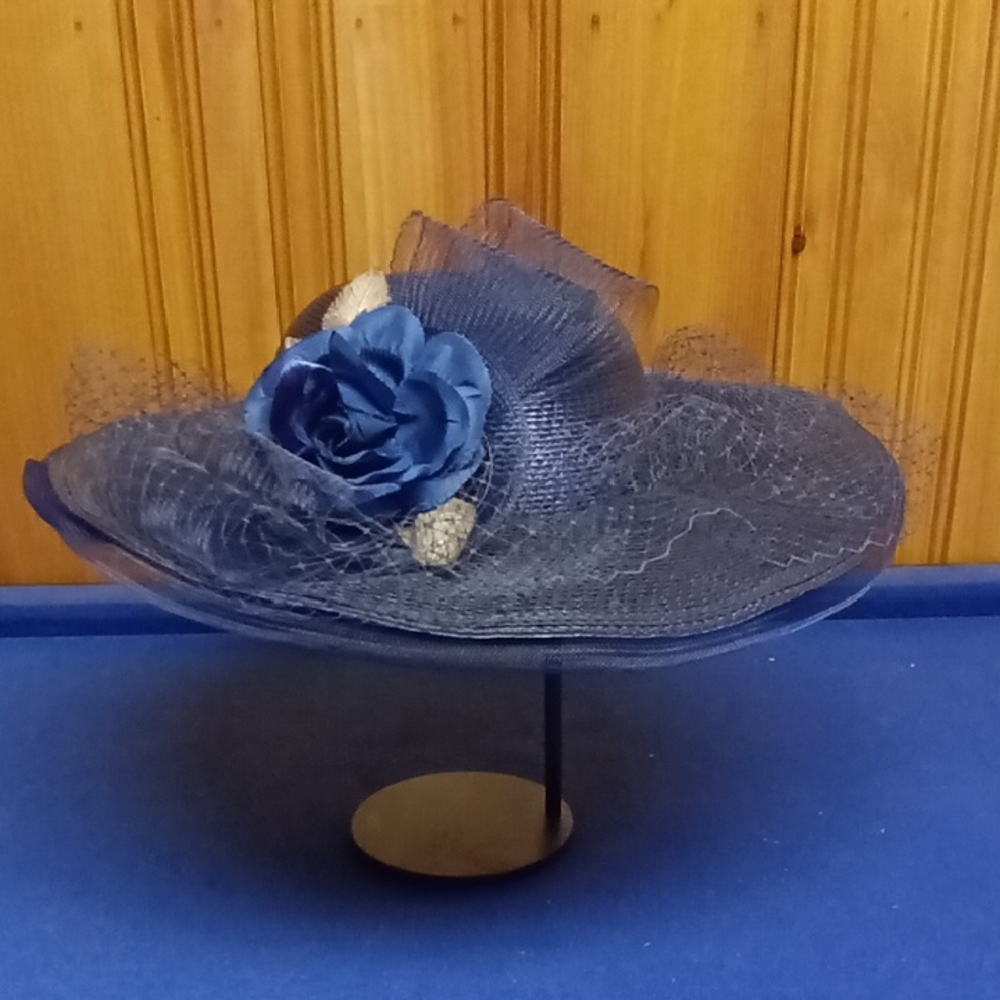 Elegant Navy Blue Women's Hat